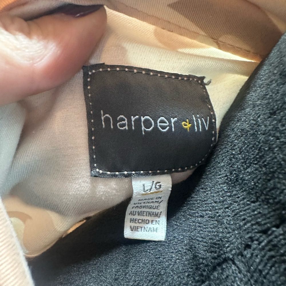 Harper Liv Pink and White Camo Utility Jacket Jacket L - Picture 9 of 10